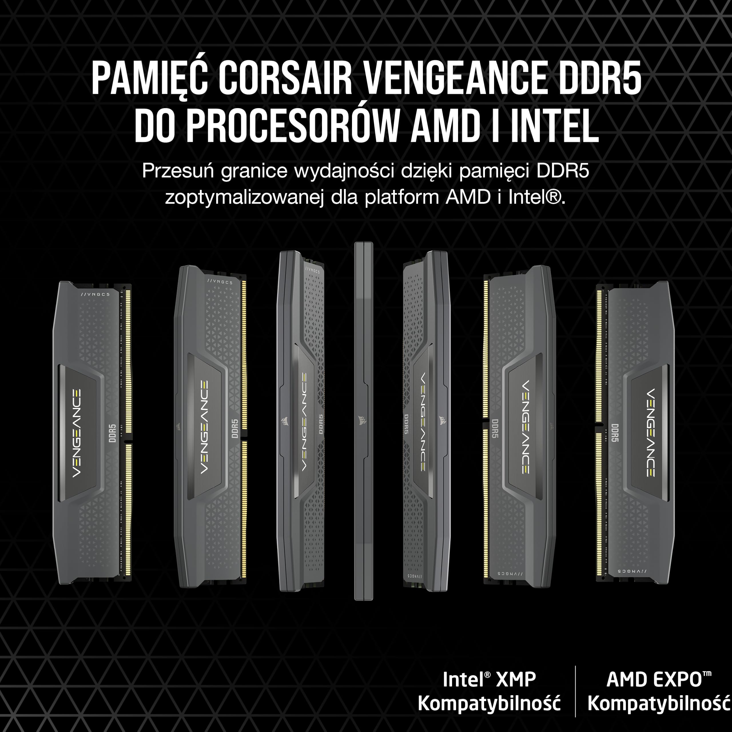 CORSAIR VENGEANCE DDR5 32GB (2x16GB) DDR5 6000MHz CL30 AMD